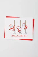 ILOOTPAPERIE Dancing Santa Greeting Card