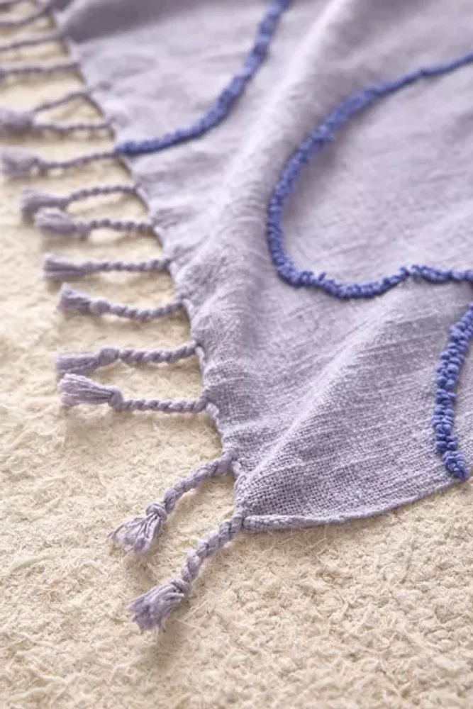 Wild Bows Tufted Throw Blanket