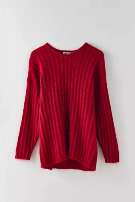 Vintage Ribbed Knit Sweater