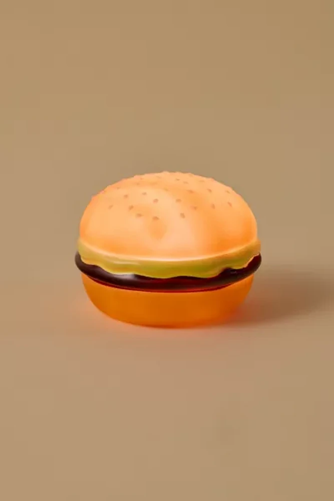 Burger Shape Portable Vinyl LED Table Lamp