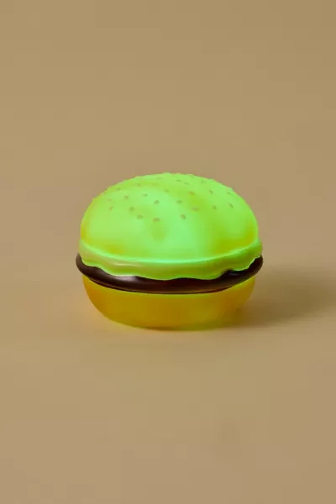 Burger Shape Portable Vinyl LED Table Lamp