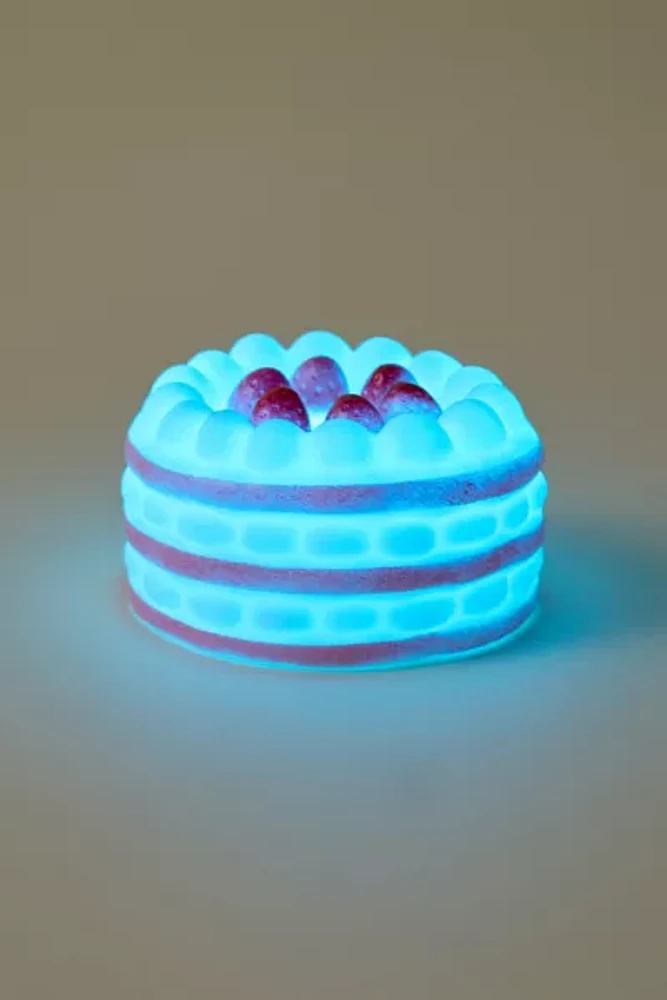 Decadent Cake Shape Portable Vinyl LED Table Lamp