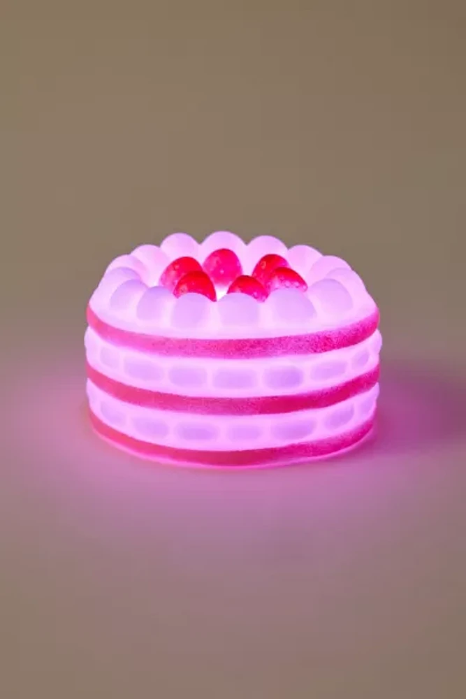 Decadent Cake Shape Portable Vinyl LED Table Lamp