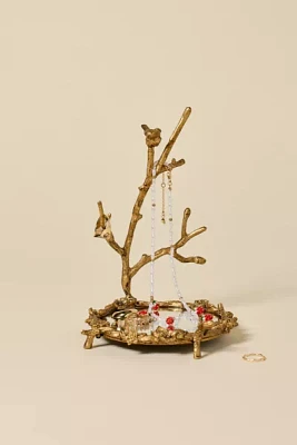 Birds On Branch Jewelry Stand