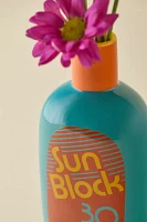 ban.do Sunblock Bottle Shape Ceramic Vase