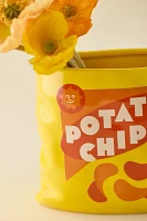 ban.do Potato Chip Bag Shape Ceramic Vase