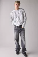 ReMADE By UO Remnants Striped Raglan Tee