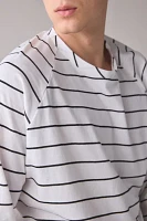 ReMADE By UO Remnants Striped Raglan Tee