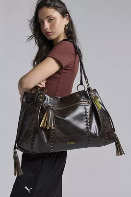 BDG Washed Faux Leather Tote Bag