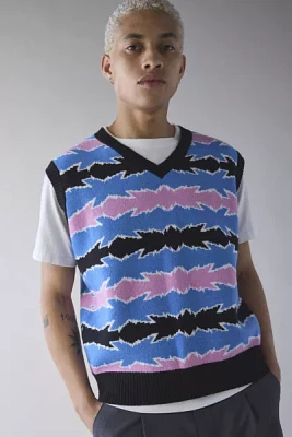 Coney Island Picnic Get Range Striped Sweater Vest