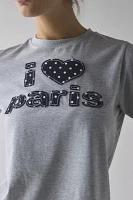 I Heart City Applique Graphic Slim Tee