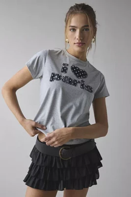I Heart City Applique Graphic Slim Tee