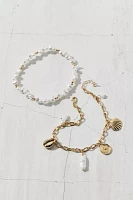 Sorrento Shell Anklet Set