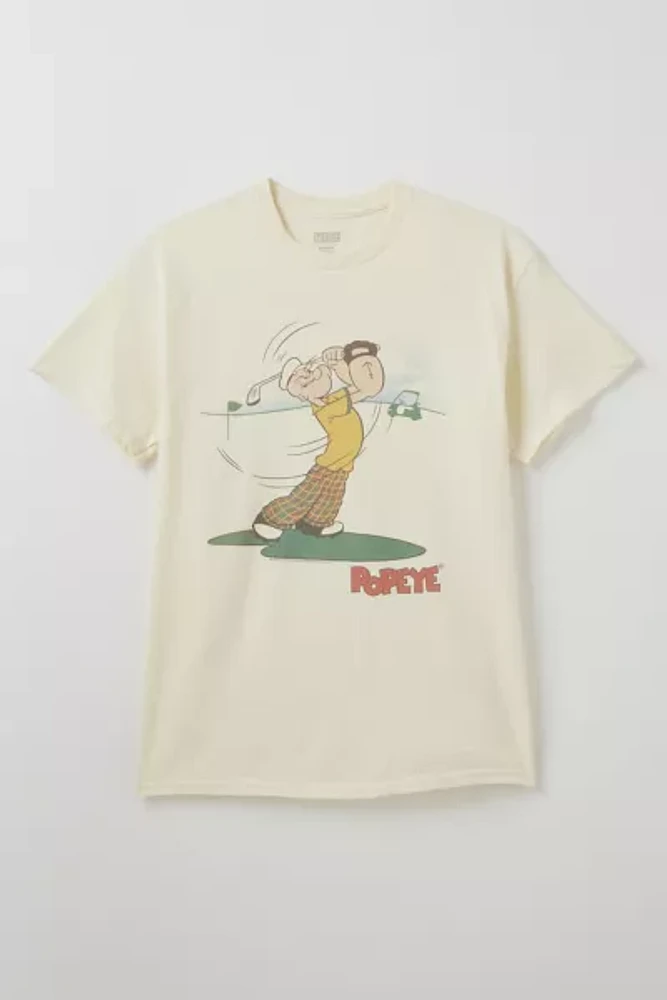 Popeye Golf Swing Graphic Tee