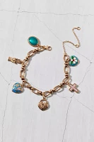 Cynthia Statement Mixed Charm Bracelet