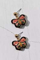 Cher Butterfly Enameled Earring