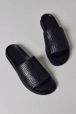 Vagabond Shoemakers Effie Woven Leather Slide Sandal