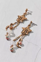 Nina Celestial Star & Moon Drop Earring