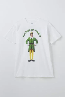 Buddy The Elf Smiling's My Favorite Graphic Tee