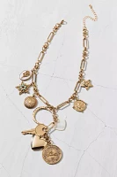 Maria Mixed Charms Lariat Necklace