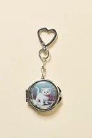 UO Mini Icon Pocket Mirror Keychain