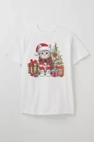 Holiday Kitten Cotton Graphic Tee