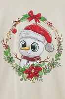 Holiday Snowman Cotton Graphic Tee