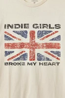 Indie Girls Broke My Heart Cotton Graphic Tee