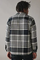 Wax London Whiting Plaid Long Sleeve Overshirt