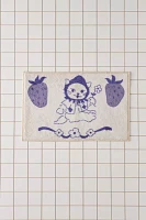 Strawberry Cat Plush Tufted Bath Mat