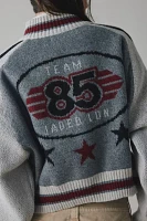 Jaded London Team 85 Knitted Bomber Jacket