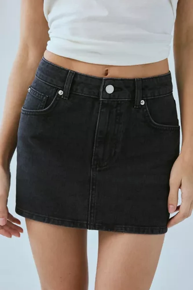 BDG Onna Denim Micro Mini Skirt