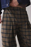 Urban Renewal Remnants Pleated Plaid Pant