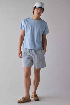 Lacoste Striped Seersucker Swim Short