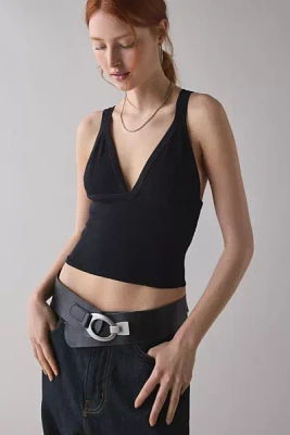 Out From Under Jade Seamless Knit Cutout Tank Top