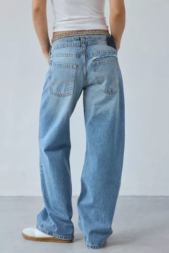 BDG Kayla Boxer Waistband Low-Rise Jean