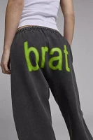 Charli XCX UO Exclusive Brat Graphic Jogger Sweatpant