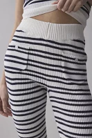 Frankies Bikinis Camden Striped Cloud Knit Pant