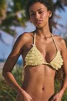 Out From Under Vivian Ruffle Triangle Bikini Top