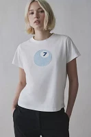 7 Ball Applique Graphic Slim Tee