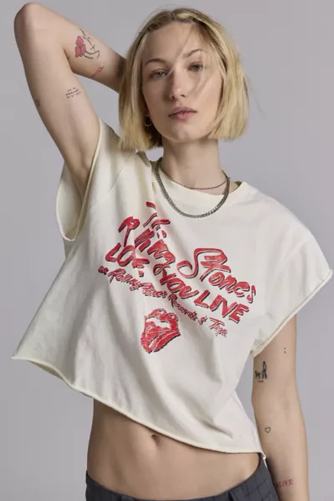 The Rolling Stones Graphic Cut-Off Tee