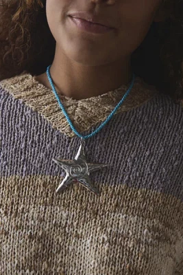 Mare Star Pendant Corded Necklace