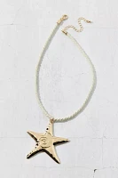 Mare Star Pendant Corded Necklace