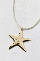 Mare Star Pendant Corded Necklace