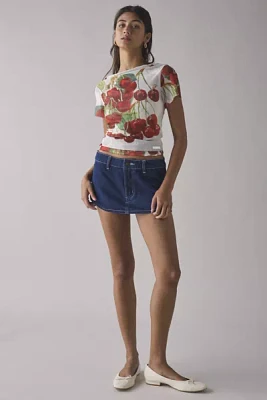 House Of Sunny The Cherry Mesh Top