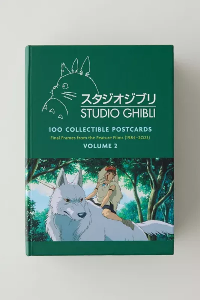 Studio Ghibli 100 Postcards, Volume 2: Final Frames From The Feature Films (1984–2023) By Chronicle Books