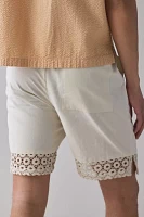 Native Youth Clay Lace Trim Short