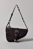 Sonny Faux Leather Saddle Bag