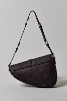 Sonny Faux Leather Saddle Bag