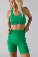 P.E Nation Kelly Green Restore Seamless 5” Bike Short